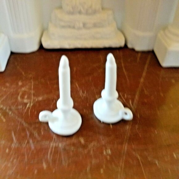 Depart 56 Decorating The Mantle Silhouette White 5 Pc Porcelain Cheryl Johnson - Picture 11 of 12